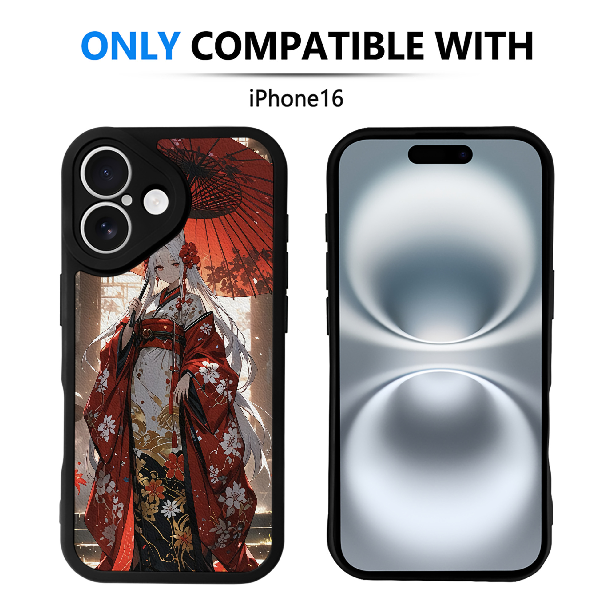 （画像用） 刀剣乱舞 Touken Ranbu 【iPhone 16シリーズ対応】シリコンスマホケース（レザー調） 材質：シリコン